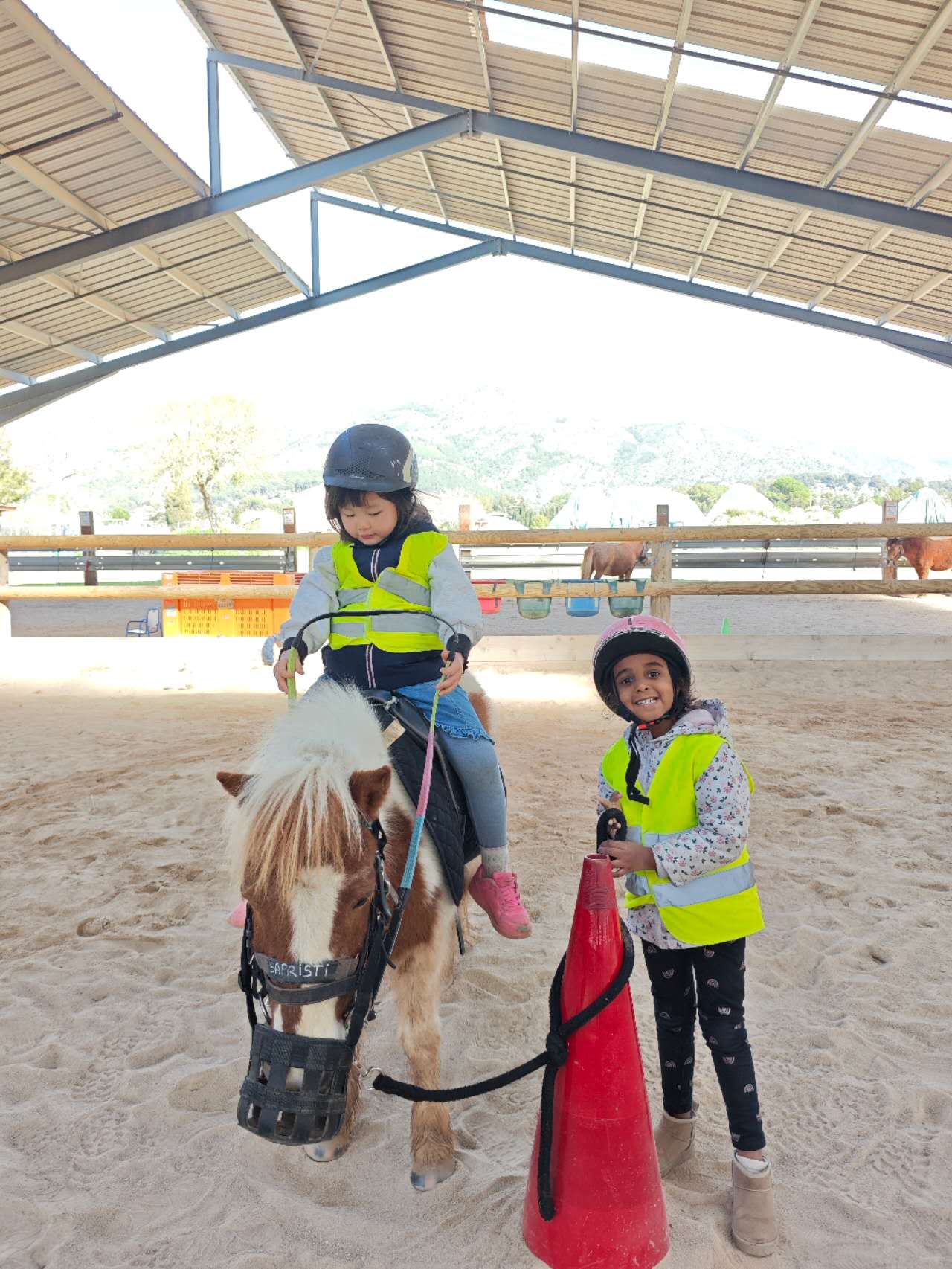 riding-a-poney-on-a-french-farm法国骑小马