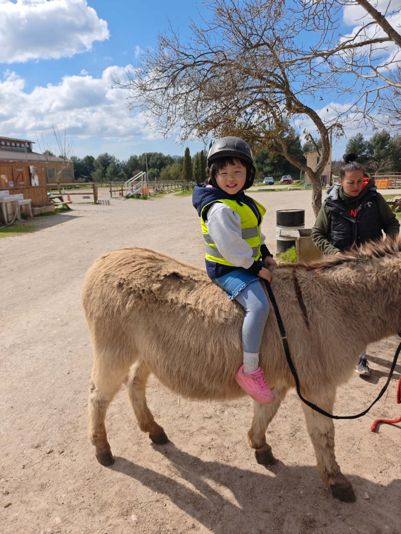 riding-a-poney-on-a-french-farm法国骑小马