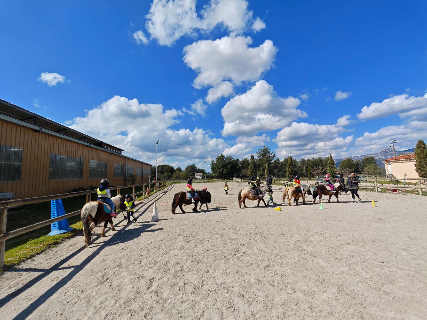 riding-a-poney-on-a-french-farm法国骑小马
